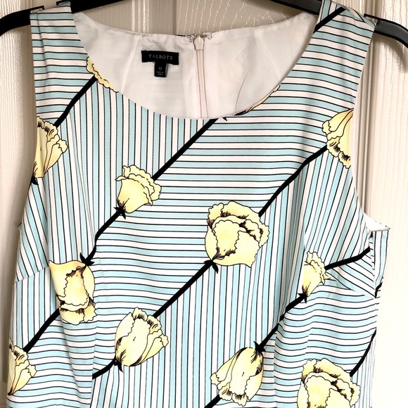 Talbots fit and flare style dress size 10 - Picture 4 of 9